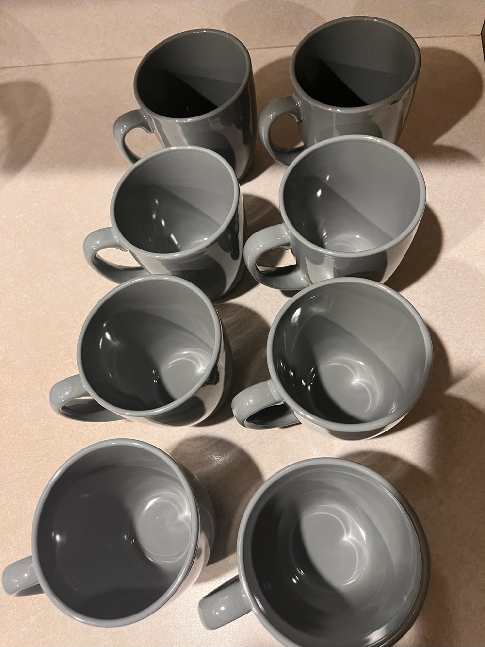 Set of 8 Corelle Drinking Mugs - New, Never Used!